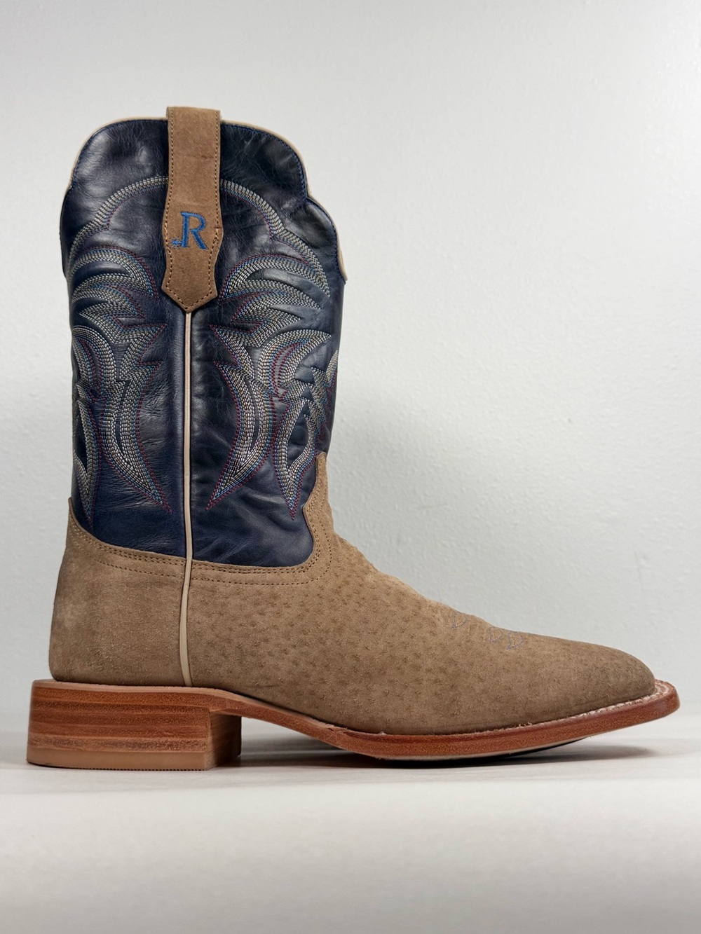 R. Watson Boots Men’s Exotic Western Boots Size 9 D Wild Boar Cowboy Boots